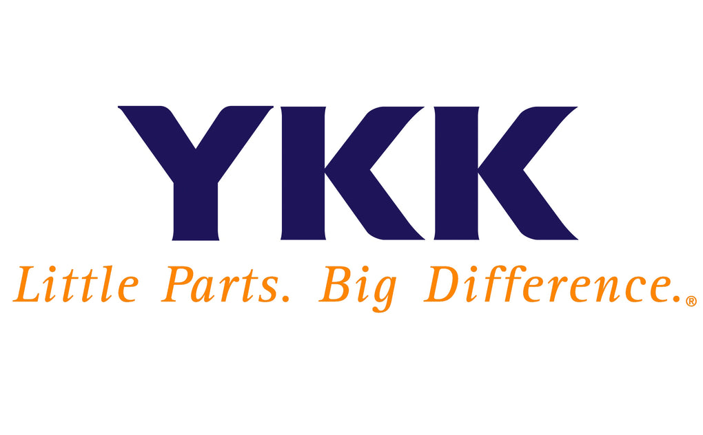 YKK brand zips and zipper accessories