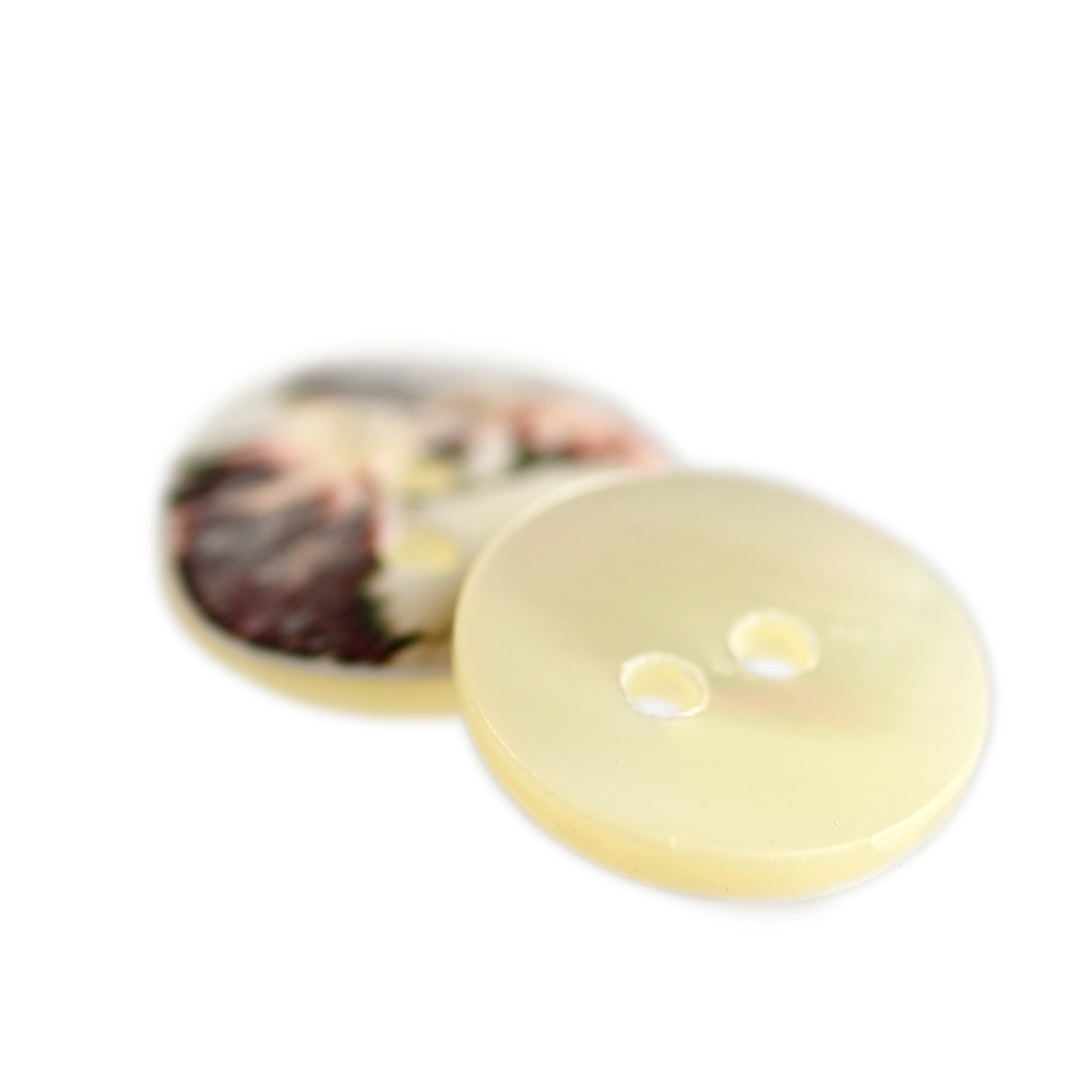 Two-Hole Flat Pearl Button White with Imitation Shell – JackStock ...