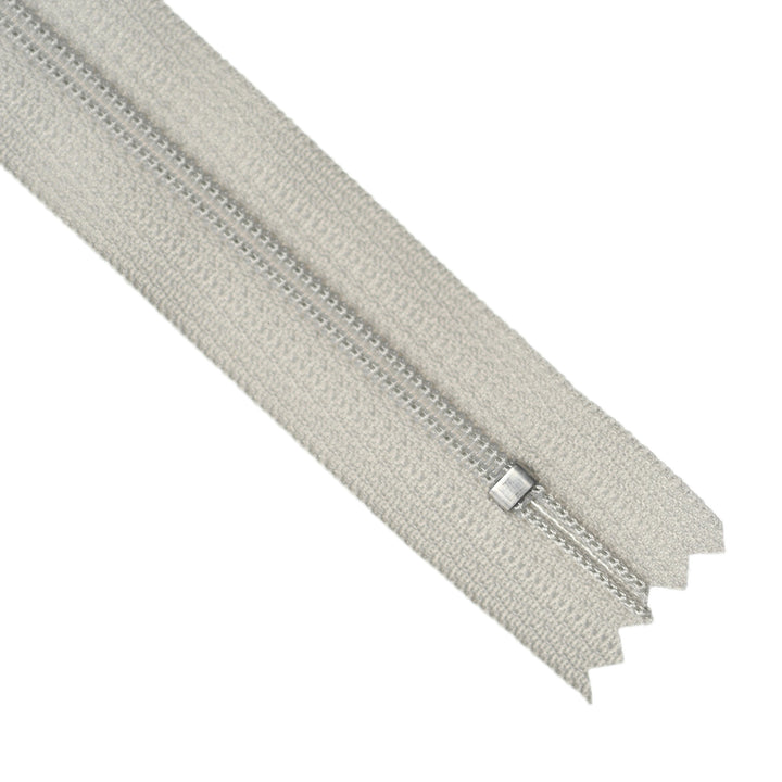 YKK NYLON CLOSED-END ZIP NO.3 COL 576 WARM GREY