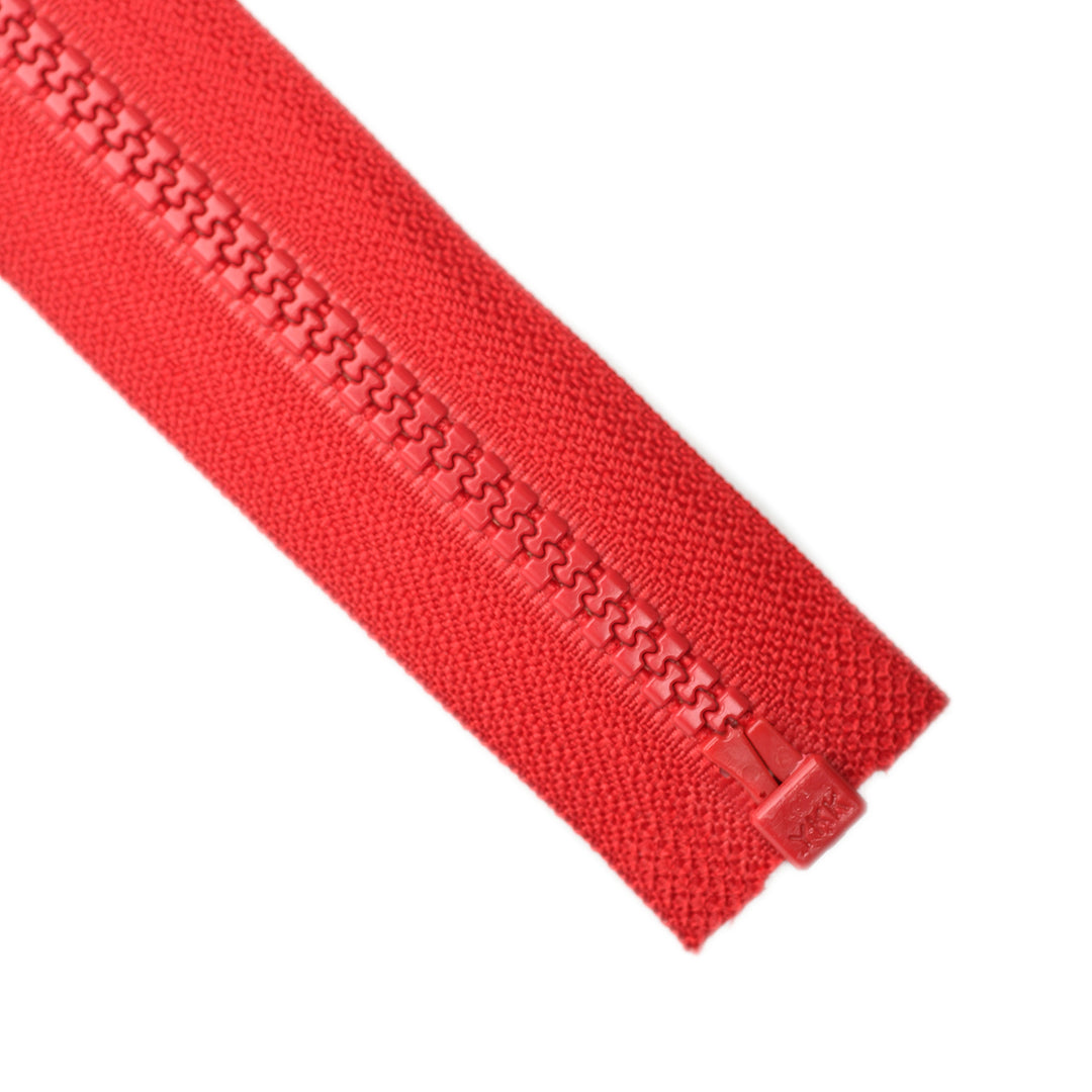 YKK VISLON OPEN-END ZIP NO.5 COL 519 RED