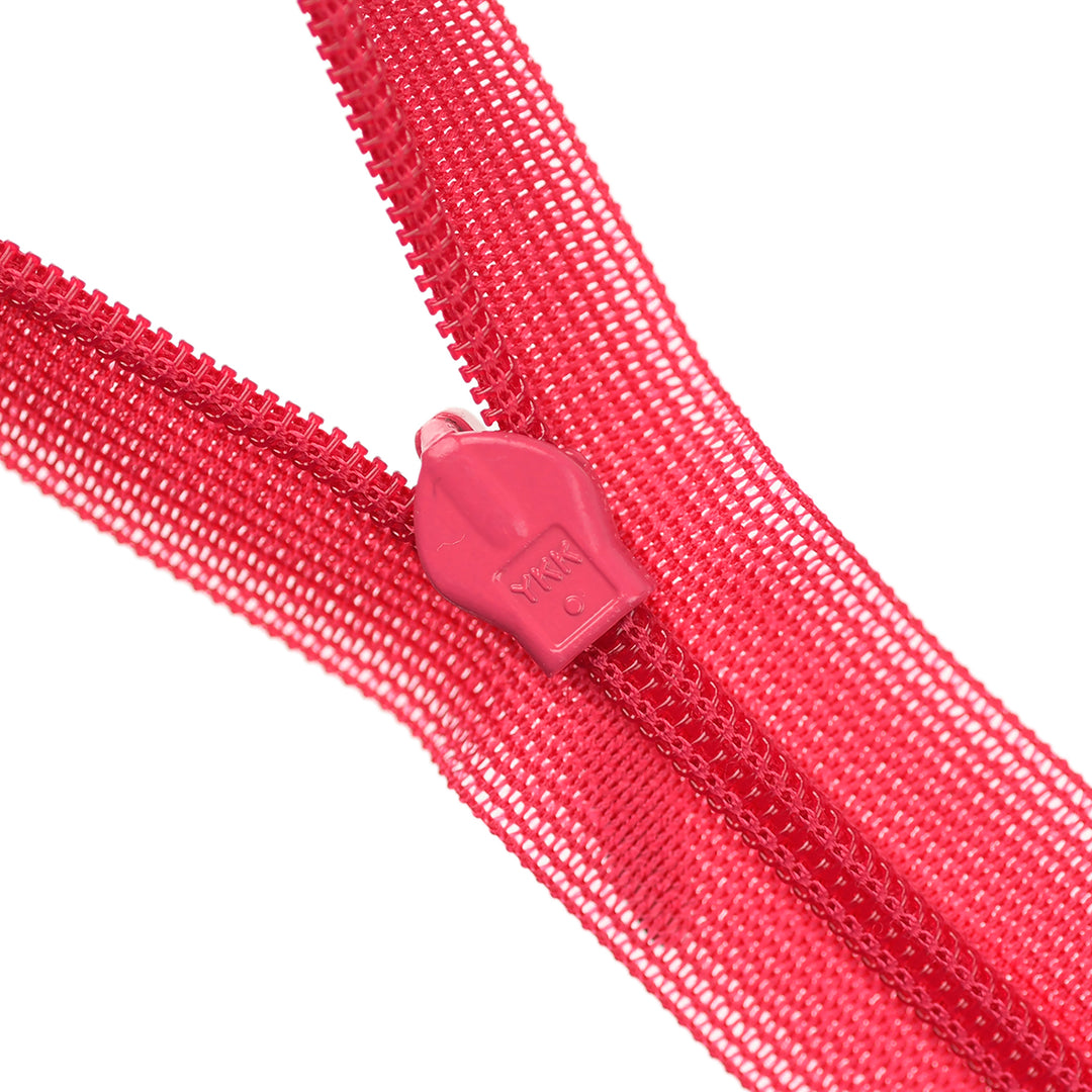 YKK INVISIBLE MESH ZIP COL 817 RASPBERRY