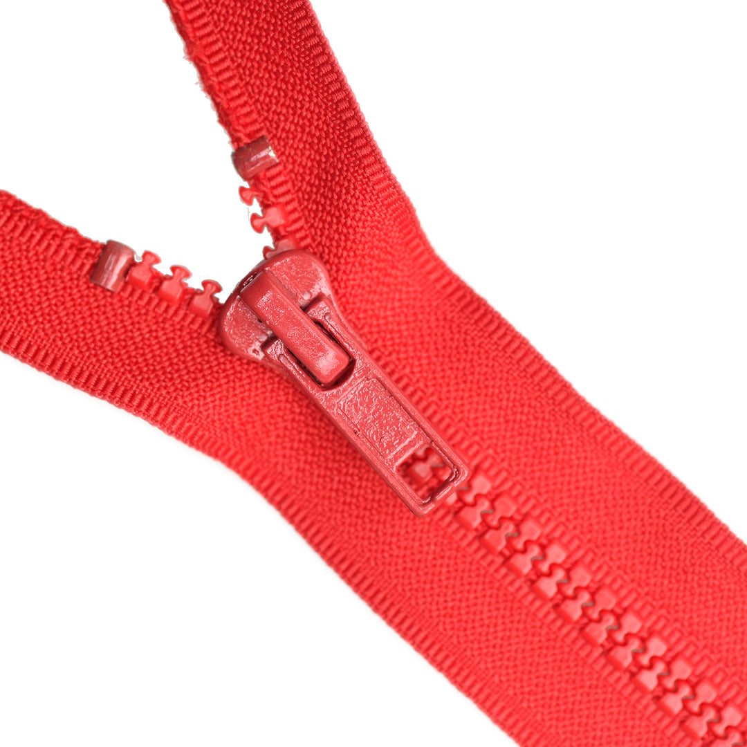 CHUNKY CLOSED-END ZIP NO.5 COL CHILI