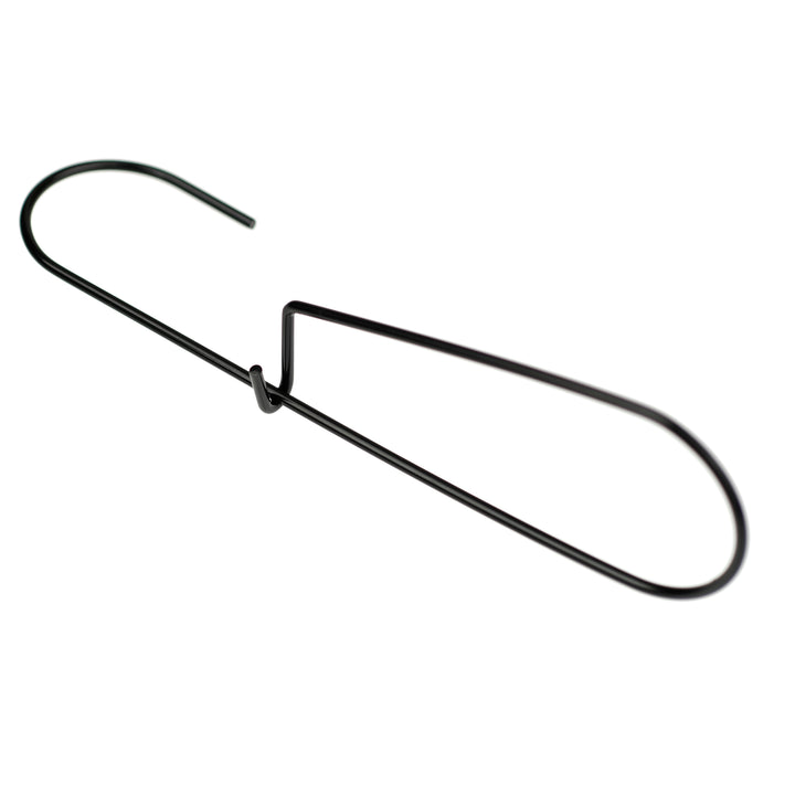 Black metal Pattern Hook or Utility Hook on white background