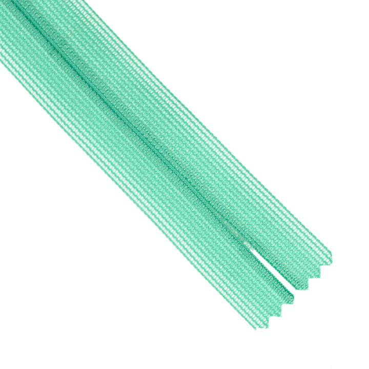 YKK INVISIBLE MESH ZIP COL 824 BRIGHT MINT