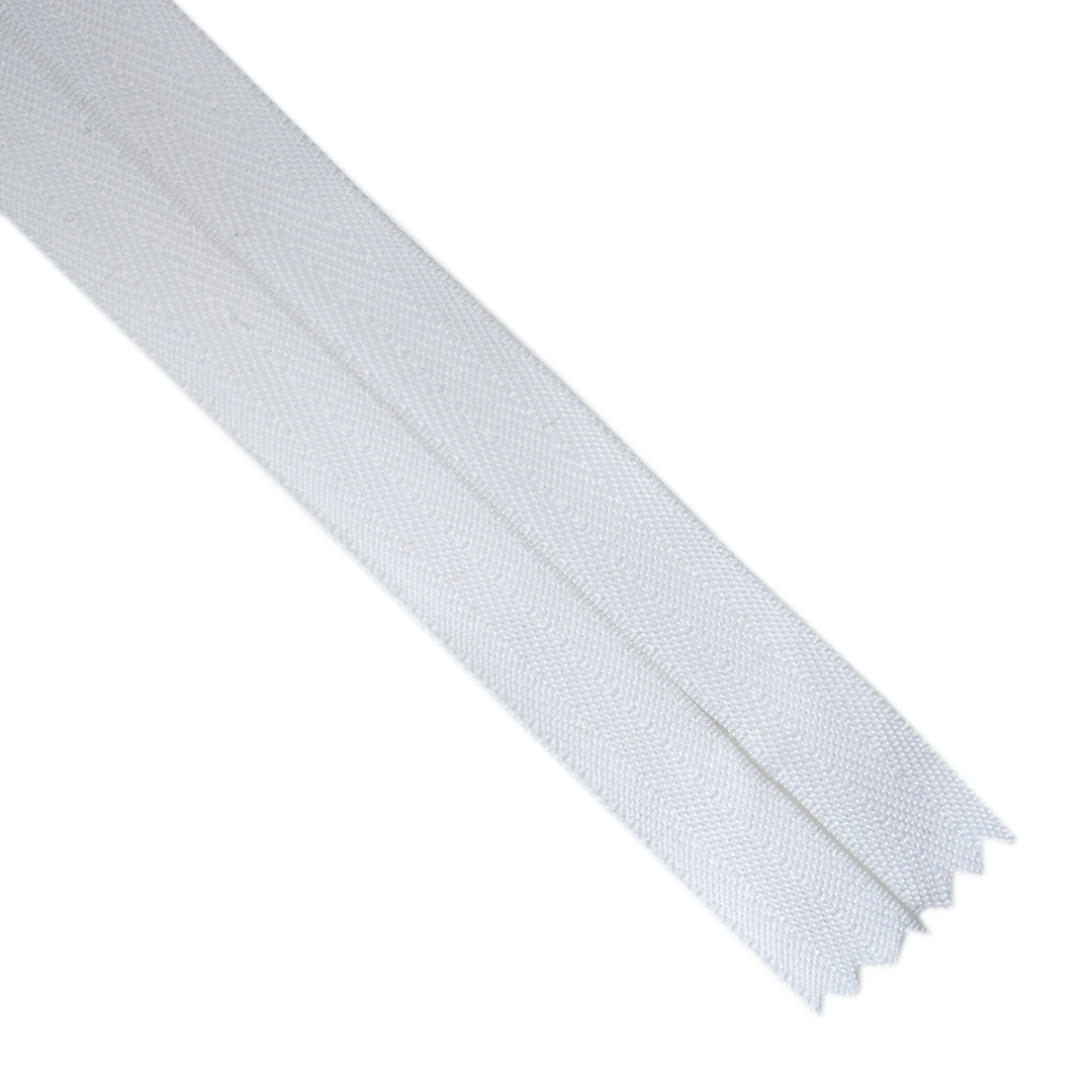 MEDIUM-DUTY INVISIBLE ZIP COL WHITE
