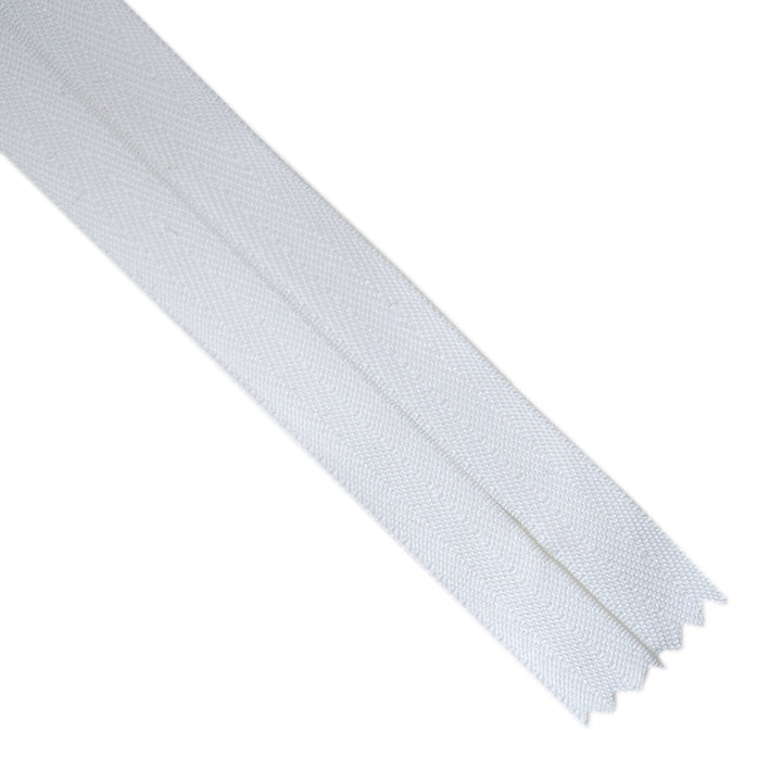 MEDIUM-DUTY INVISIBLE ZIP COL WHITE