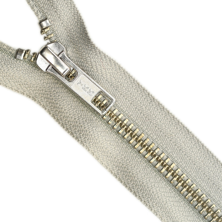 YKK METAL CLOSED-END ZIP NO.5 NICKEL COL 576