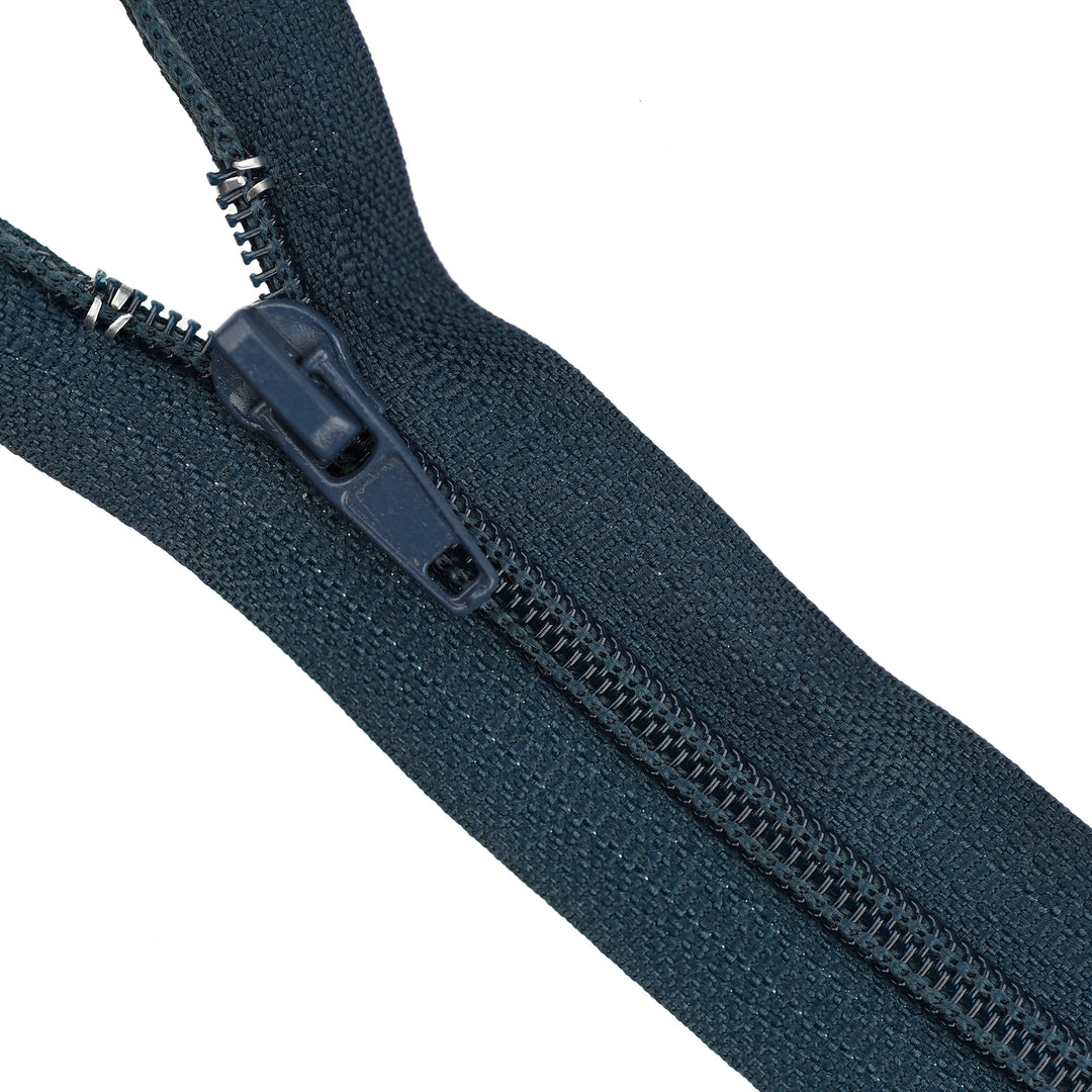 NYLON CLOSED-END NO.5 ZIP COL DENIM BLUE