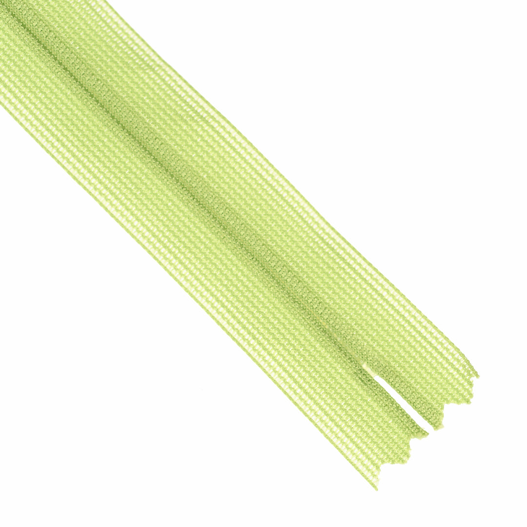 YKK INVISIBLE MESH ZIP COL 827 LIME