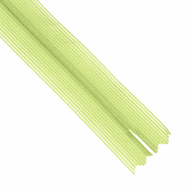YKK INVISIBLE MESH ZIP COL 827 LIME