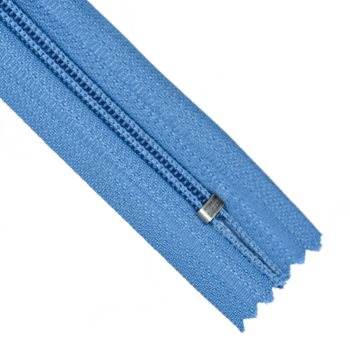NYLON CLOSED-END NO.5 ZIP COL STORM BLUE