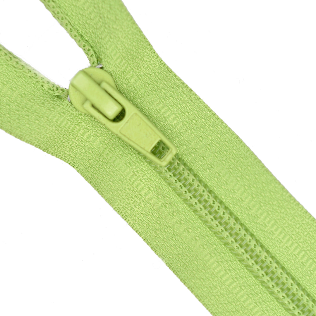 NYLON NO.5 OPEN-END TWO-WAY ZIP COL SPRING GREEN