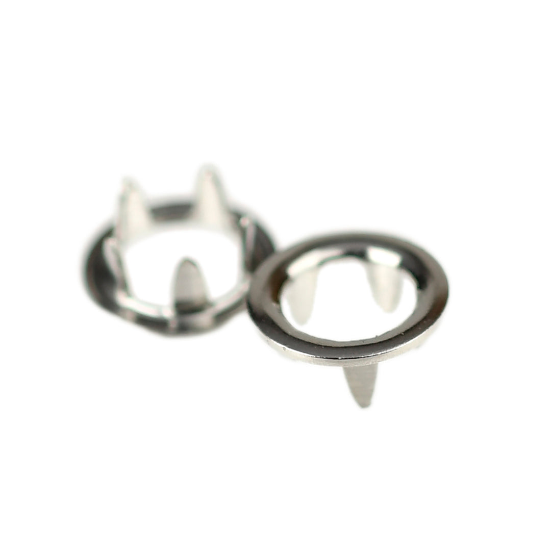 METAL OPEN PRONG SILVER