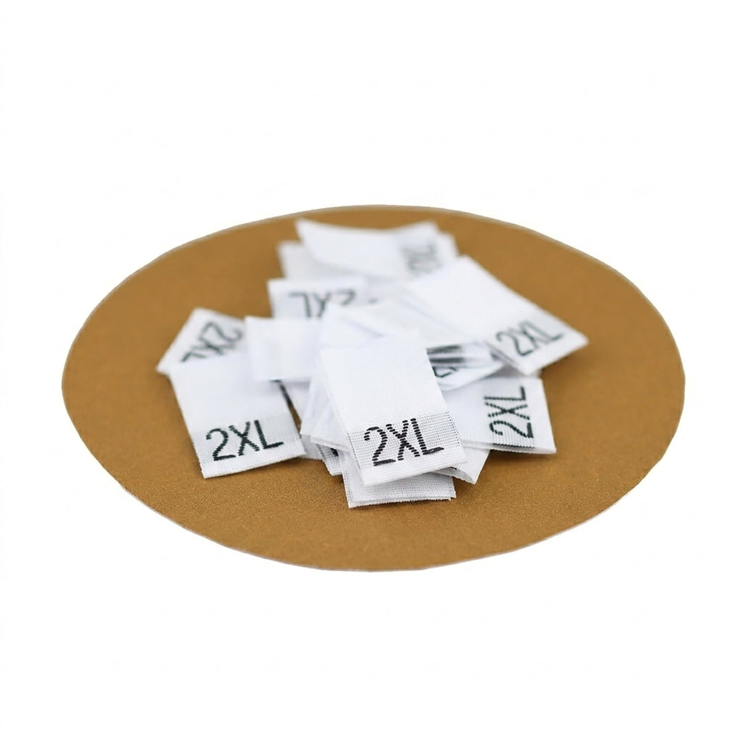 WOVEN SIZE LABEL SIZE XXL/2XL