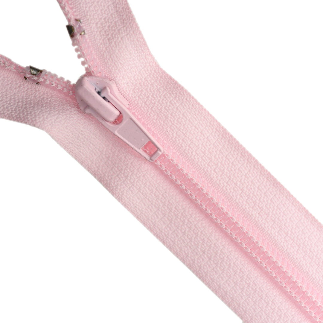NYLON OPEN-END ZIP NO.5 COL BABY PINK