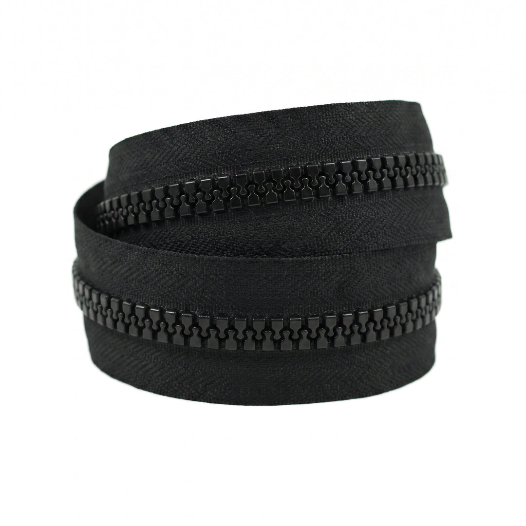 YKK VISLON NO.10 ZIPPER BY METRE COL 580 BLACK