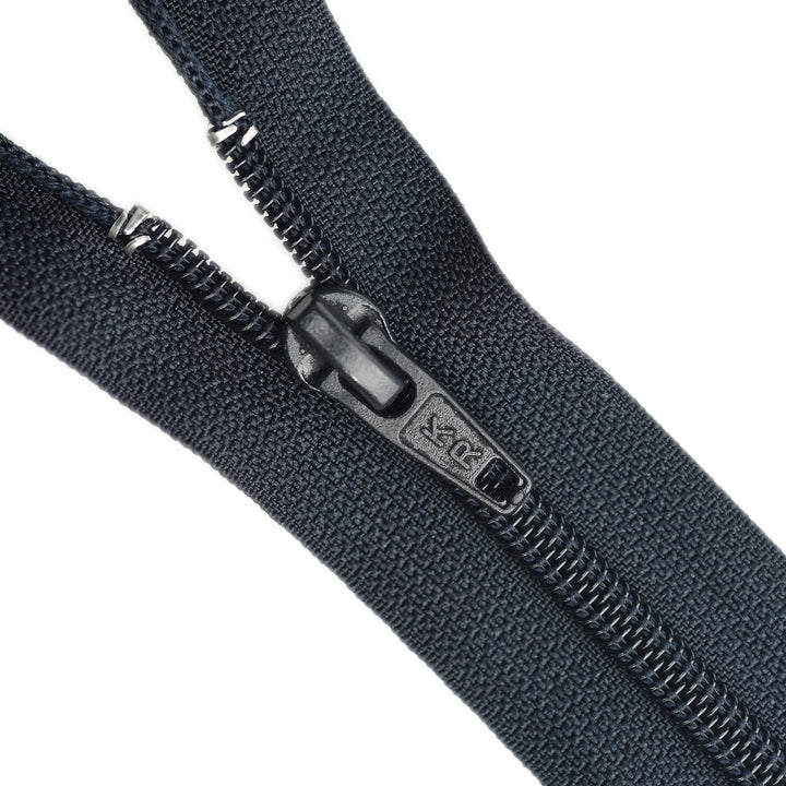 NYLON OPEN-END ZIP NO.5 COL DARK NAVY