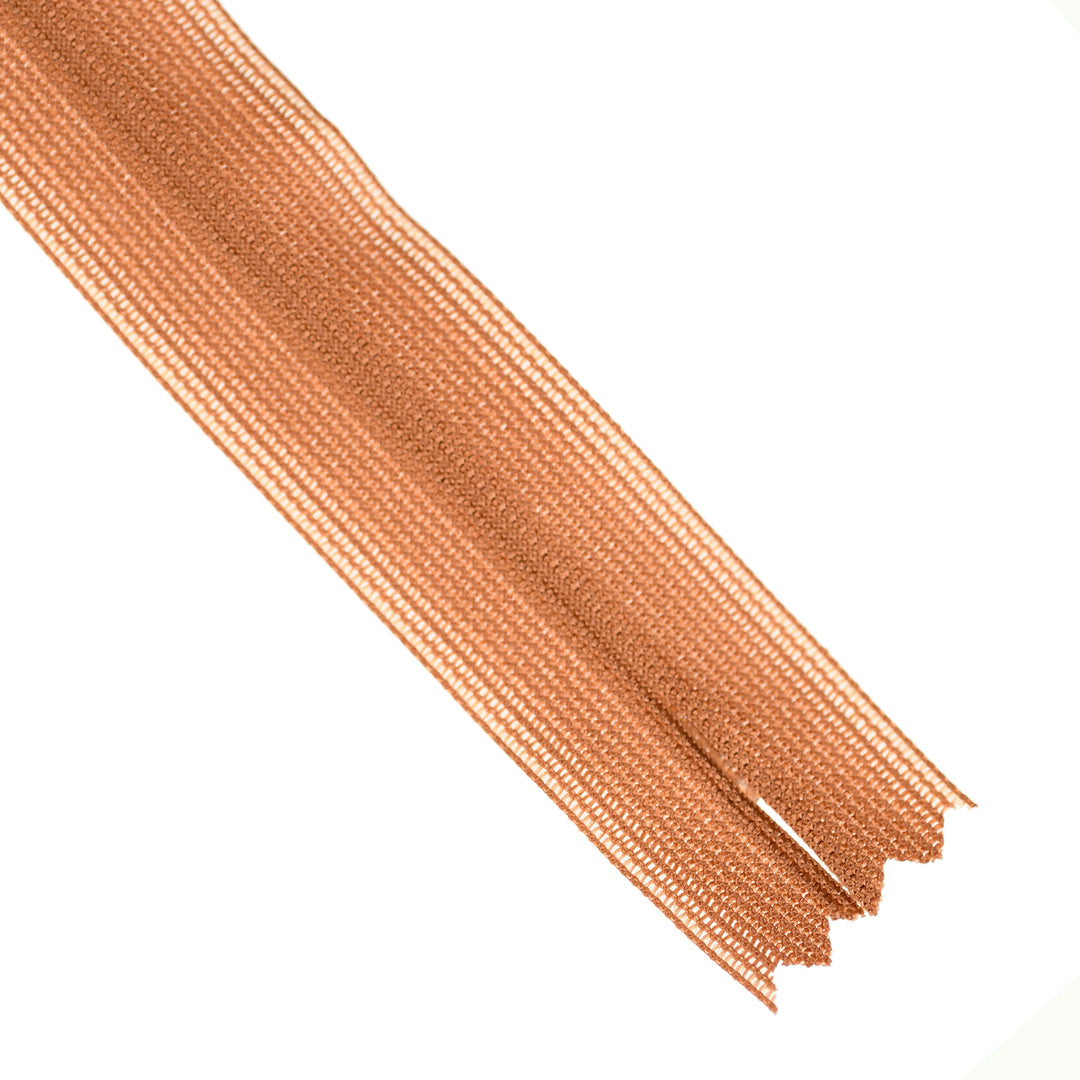 YKK INVISIBLE MESH ZIP COL 856 TERRACOTTA