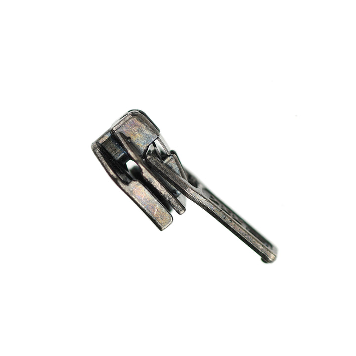 IN-REVERSE SLIDER FOR YKK NYLON COIL ZIPS - ANTIQUE NICKEL