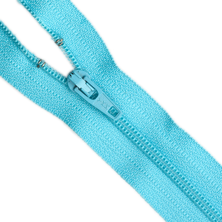 YKK NYLON CLOSED-END ZIP NO.3 COL 547 AQUA