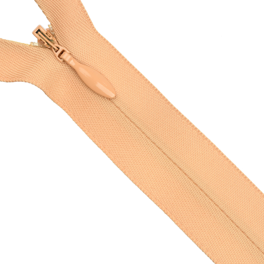 HEAVY-DUTY INVISIBLE ZIP COL 167 CARAMEL