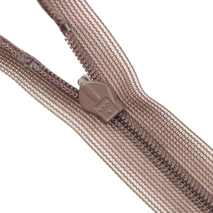 YKK INVISIBLE MESH ZIP COL 296 PUCE