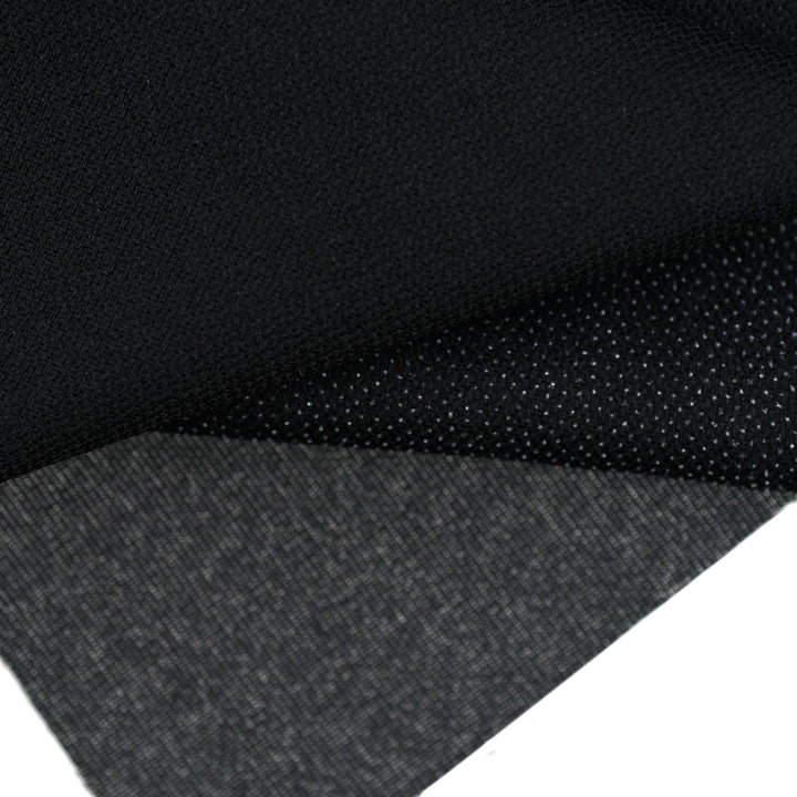 150CM 55GSM LIGHTWEIGHT WOVEN FUSING BLACK