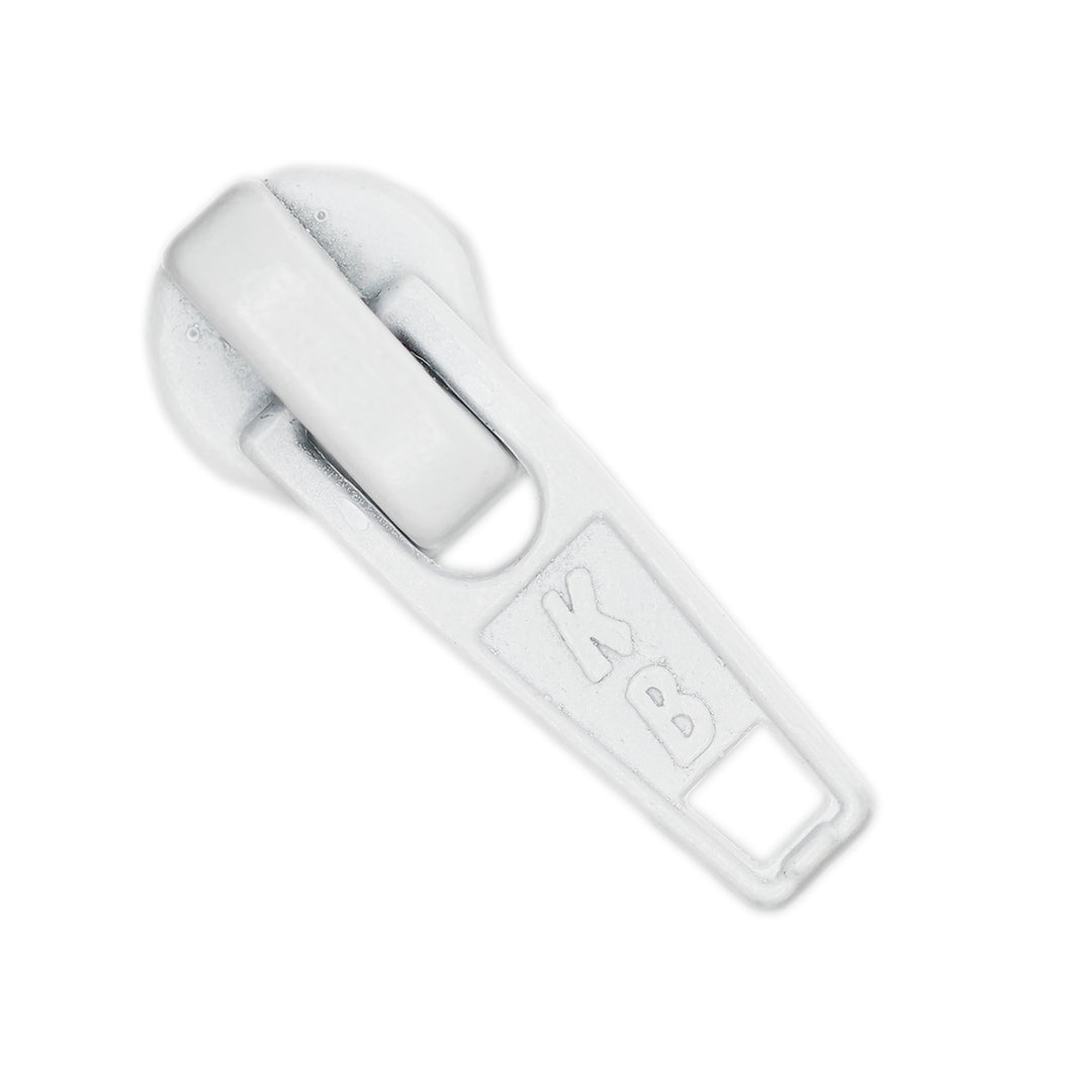 STANDARD SLIDER FOR (NON-YKK) NYLON COIL ZIPS - WHITE