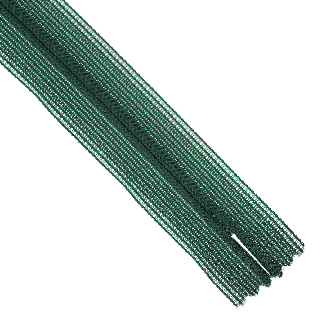 YKK INVISIBLE MESH ZIP COL 890 PINE GREEN