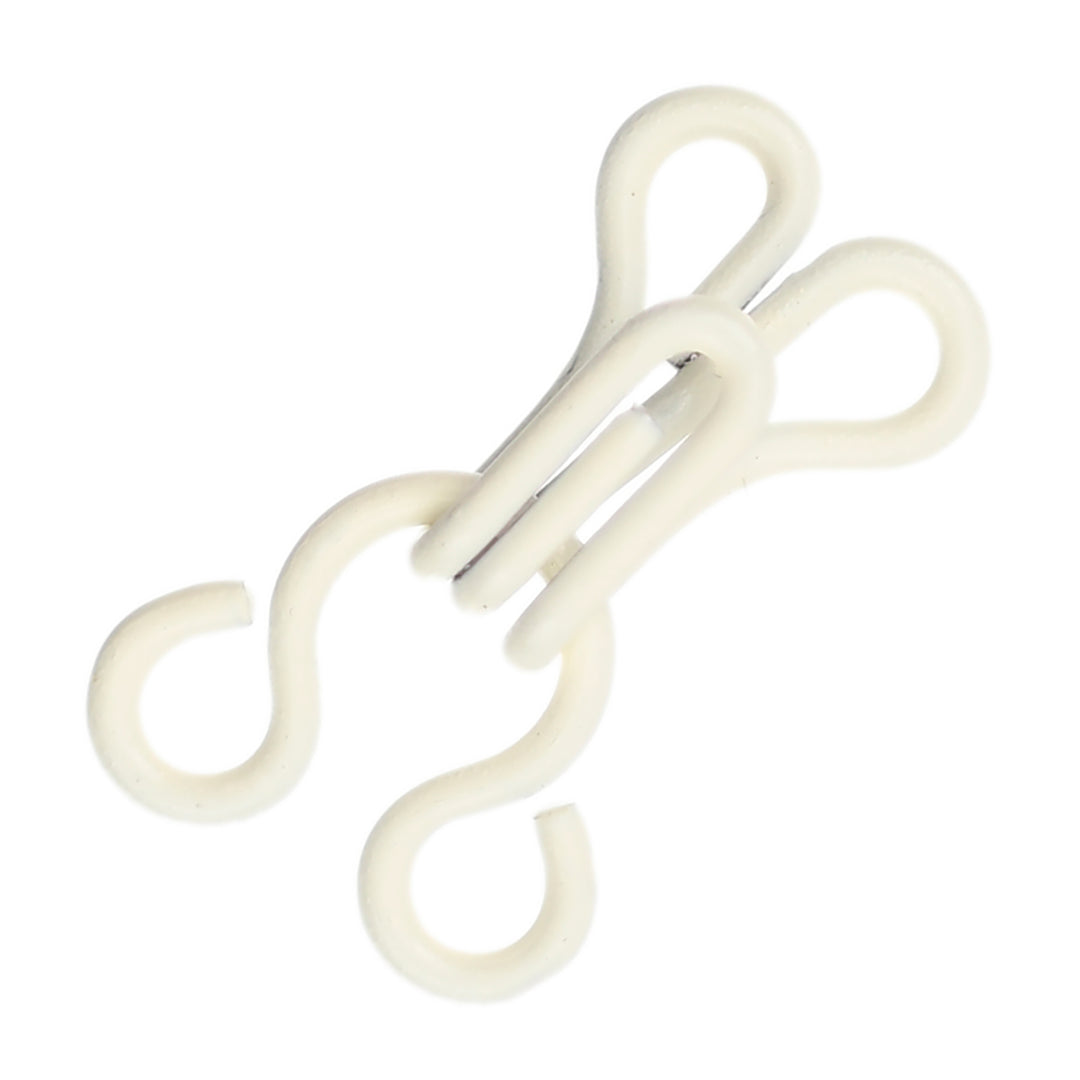 HOOKS & EYES OFF-WHITE/ LIGHT IVORY