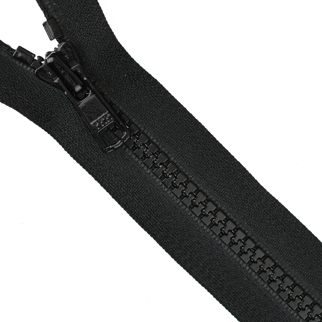 YKK VISLON OPEN-END ZIP NO.5 COL 580 BLACK