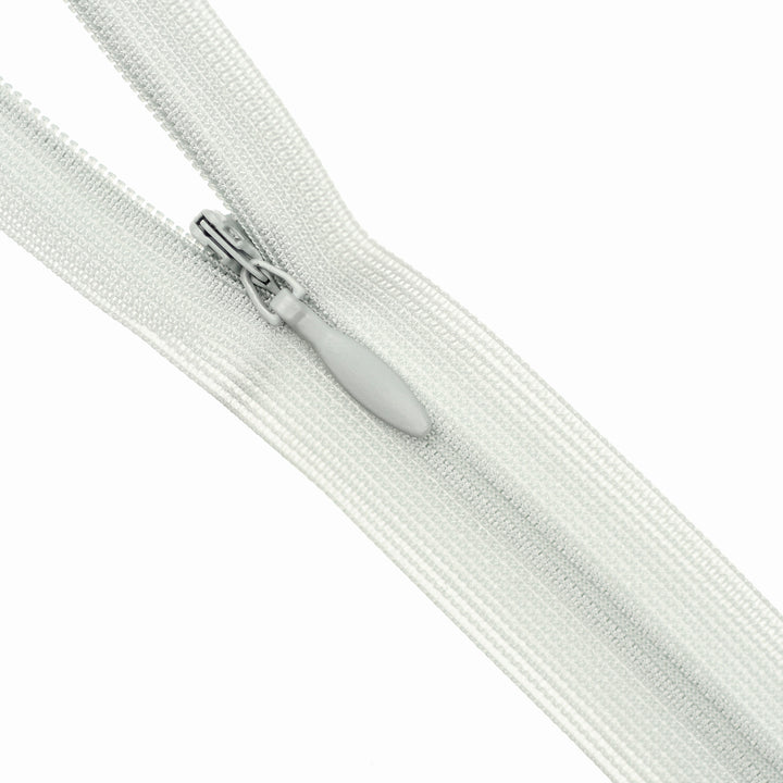 YKK INVISIBLE MESH ZIP COL 574 VAPOUR GREY