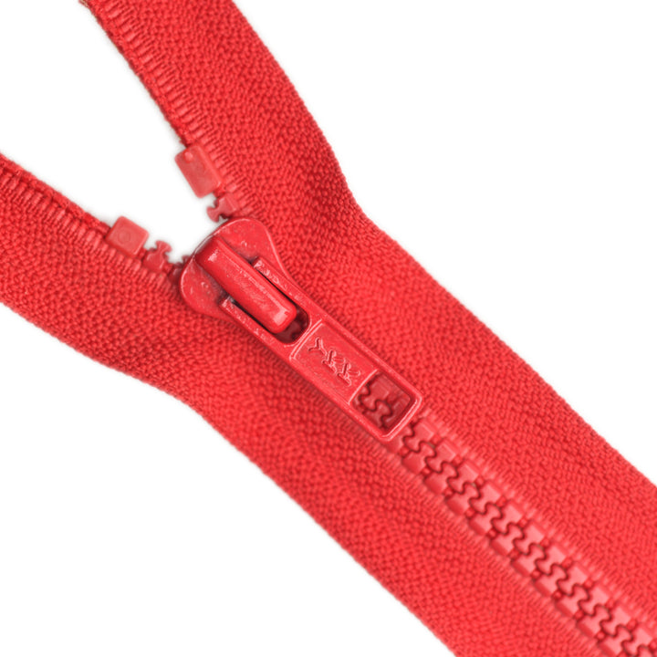 YKK VISLON OPEN-END ZIP NO.5 COL 519 RED