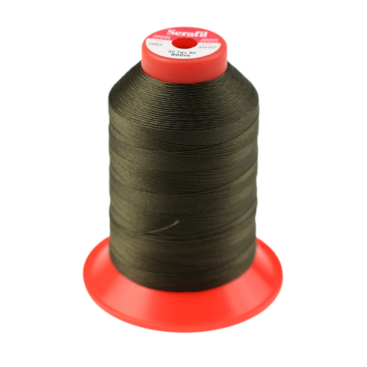 SERAFIL TKT 30 THREAD FOR LEATHER & THICK FABRICS COL 0663