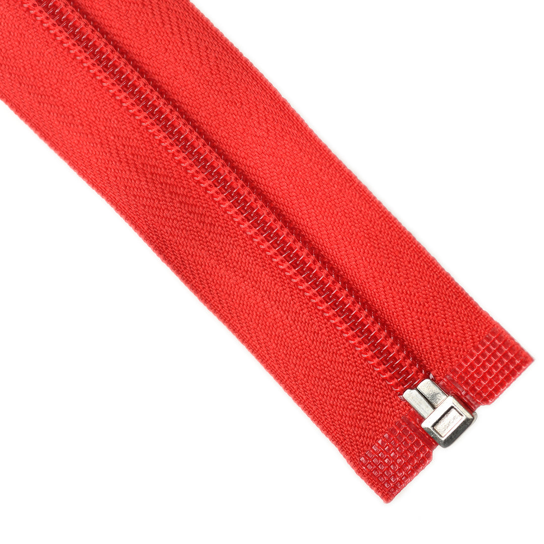 NYLON OPEN-END ZIP NO.5 COL RED