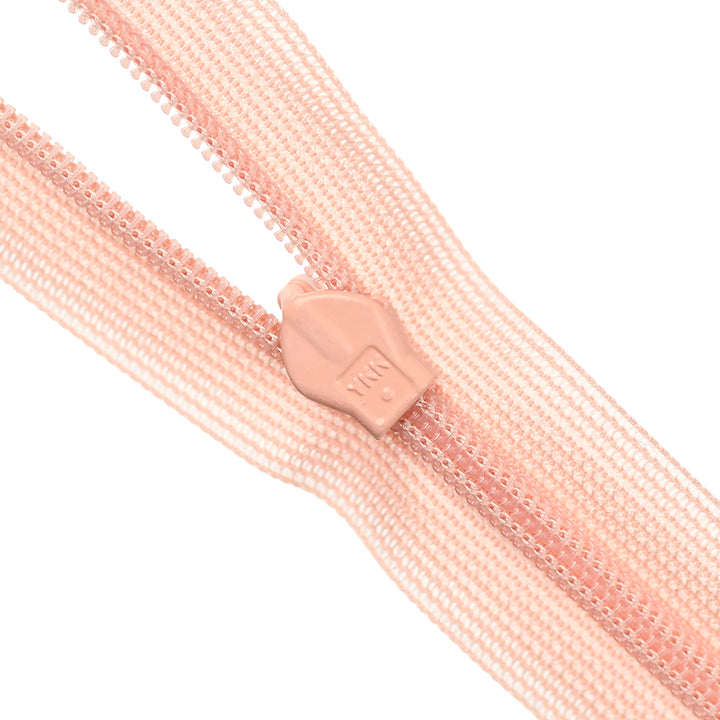 YKK INVISIBLE MESH ZIP COL 812 PEACHY BLUSH