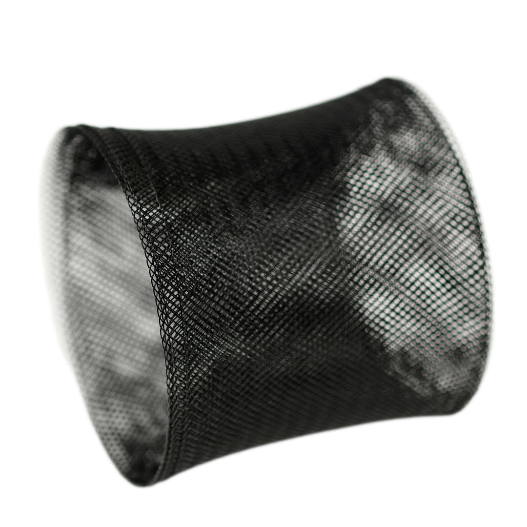 SOFT CRINOLINE/HORSEHAIR BRAID BLACK