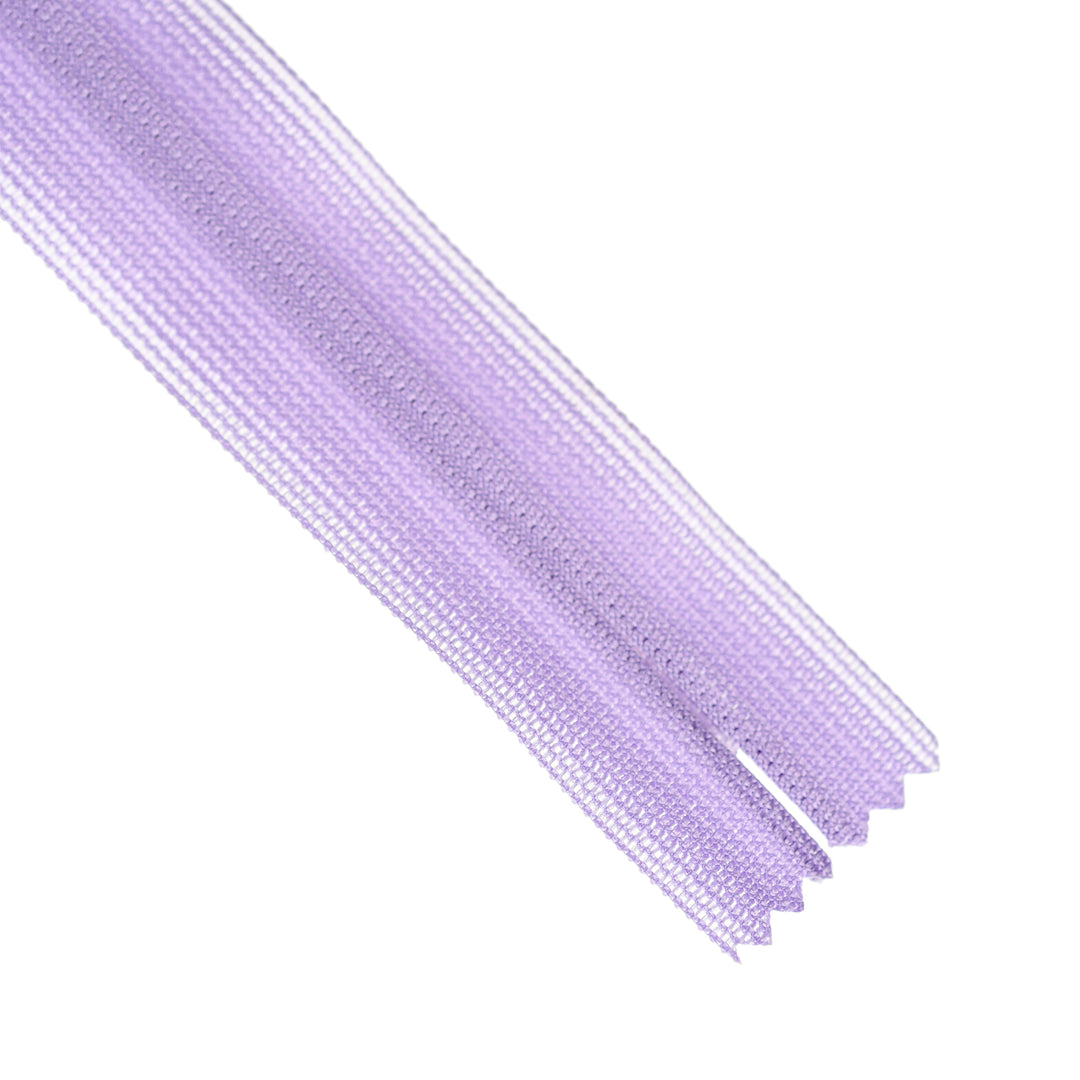 YKK INVISIBLE MESH ZIP COL 862 BRIGHT LAVENDER