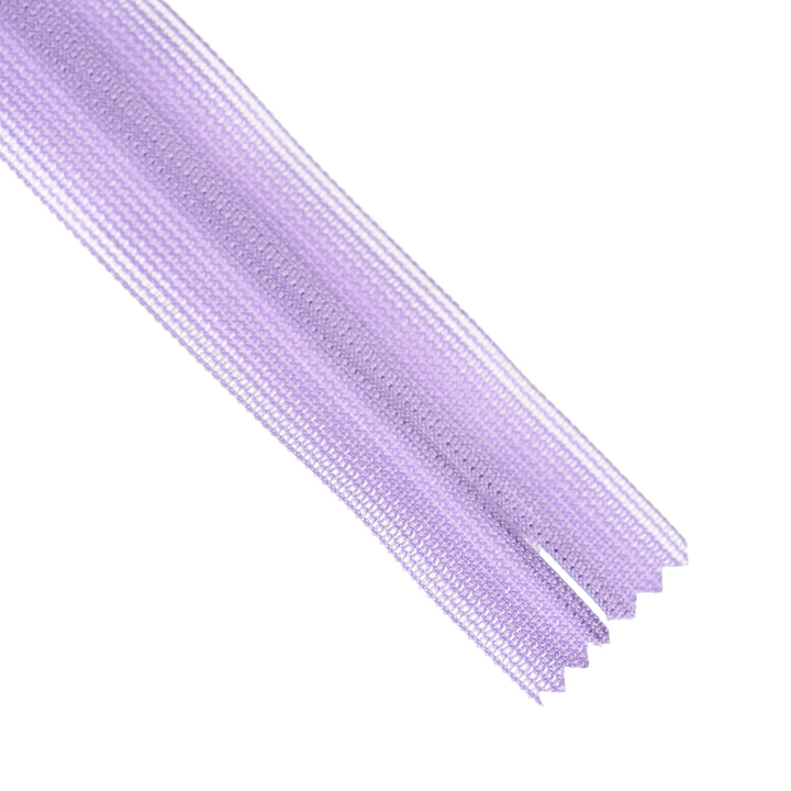 YKK INVISIBLE MESH ZIP COL 862 BRIGHT LAVENDER