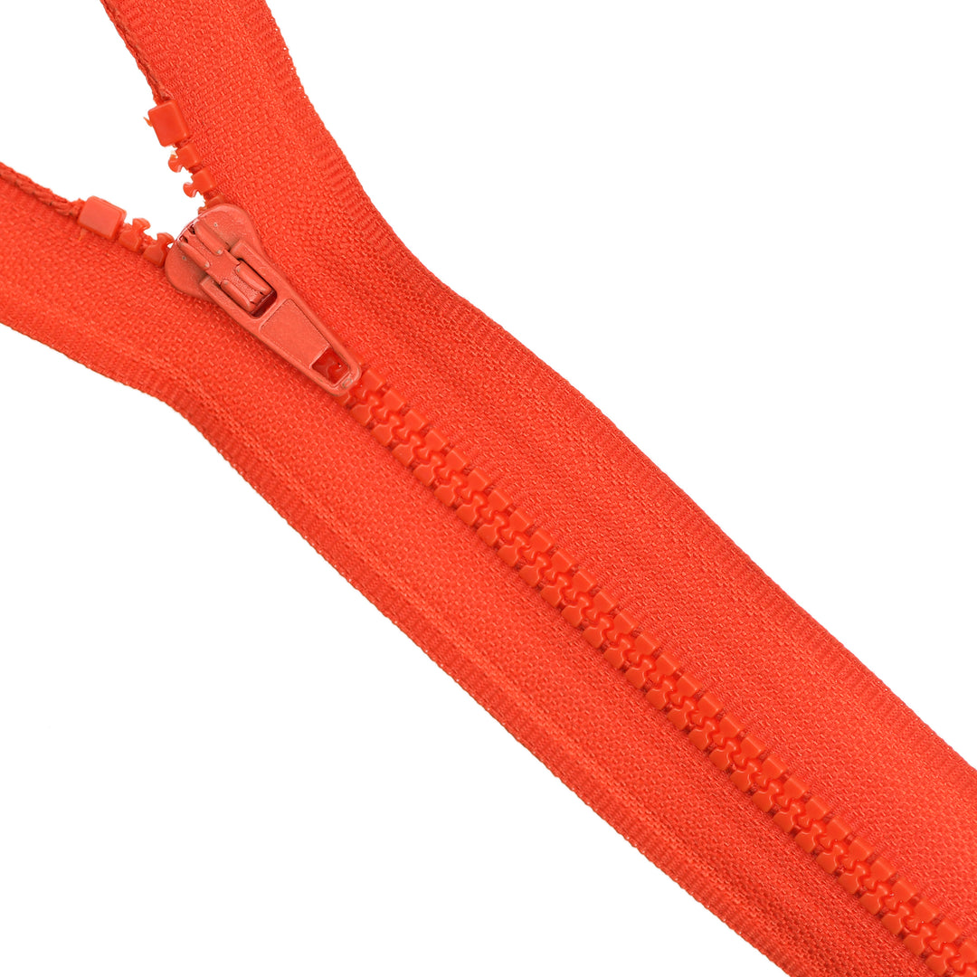 CHUNKY CLOSED-END ZIP NO.3 COL VIVID RED