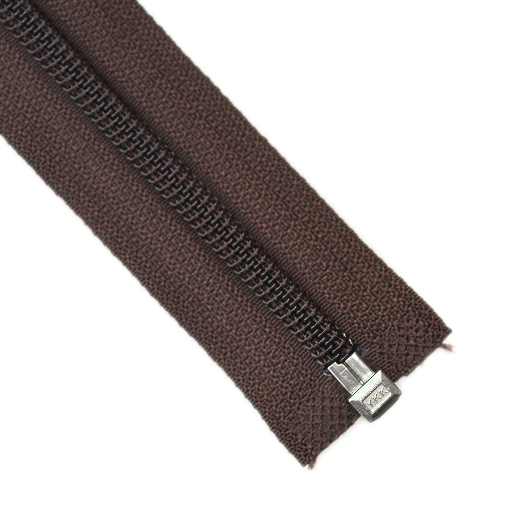 YKK NYLON OPEN-END ZIP NO.5 COL 570 BROWN