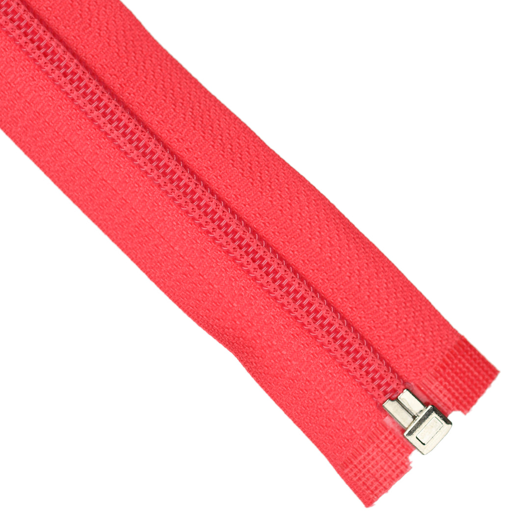 NYLON OPEN-END ZIP NO.5 COL VIVID WATERMELON