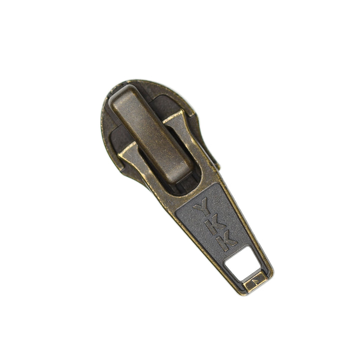 IN-REVERSE STANDARD SLIDER FOR YKK NYLON COIL ZIPS - ANTIQUE GOLD