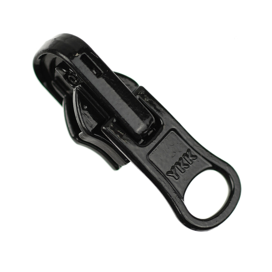 REVERSIBLE SLIDER FOR YKK NYLON COIL ZIPS - BLACK