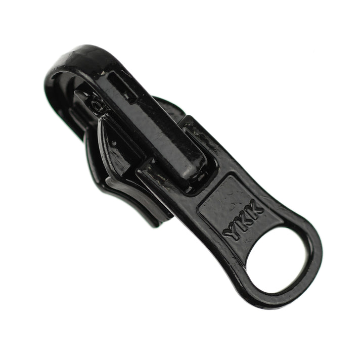 REVERSIBLE SLIDER FOR YKK NYLON COIL ZIPS - BLACK