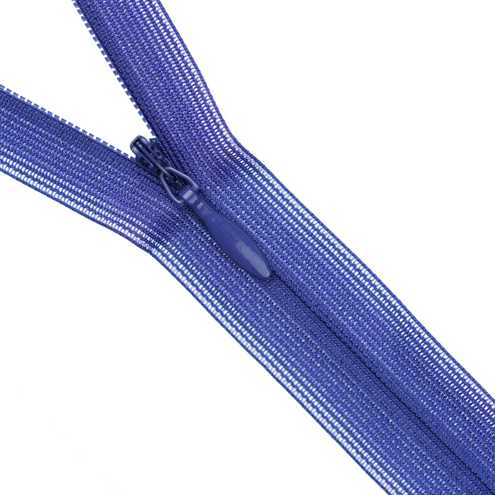 YKK INVISIBLE MESH ZIP COL 278 DARK VIOLET