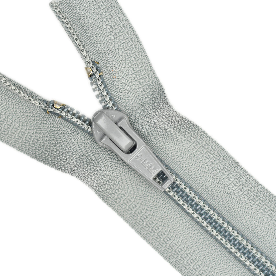 YKK NYLON OPEN-END ZIP NO.5 COL 307 DIM GREY