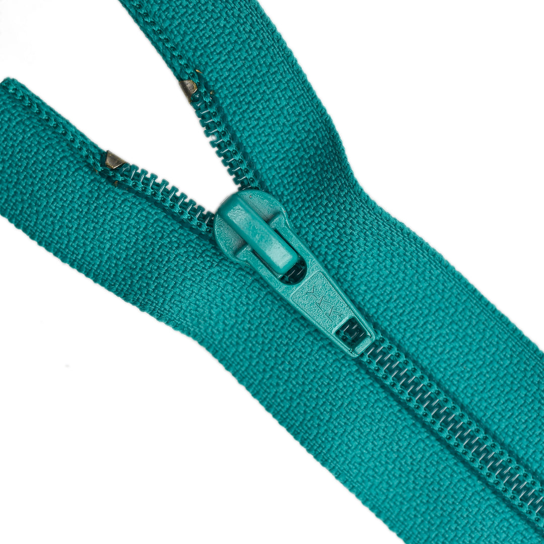 YKK NYLON OPEN-END ZIP NO.5 COL 877 VIVID TEAL