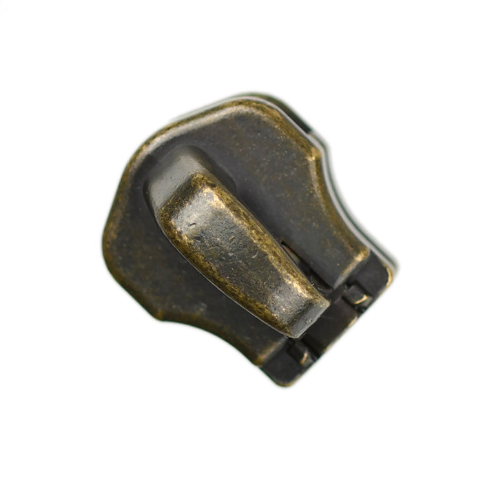 NON-LOCK CROWN SLIDER FOR YKK METAL ZIPS - ANTIQUE GOLD