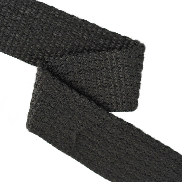 STRONG WEBBING TAPE FOR LEAD & HARNESS BLACK